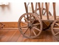 Rustic Antique Wooden Wagon/Garden Cart 