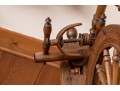 19th Century Wooden Spinning Wheel