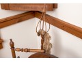 19th Century Wooden Spinning Wheel