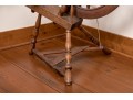 19th Century Wooden Spinning Wheel
