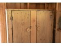 Antique Pine Storage Cabinet 