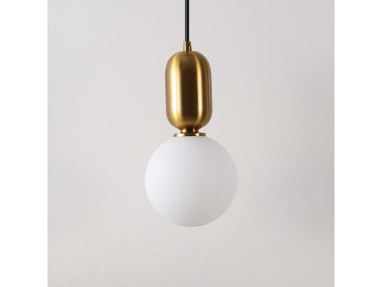 Amagiri, Glass/Iron Pendants Lamps - SET OF 3