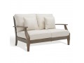 Martinique  Wood Patio Loveseat