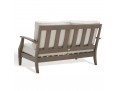 Martinique  Wood Patio Loveseat