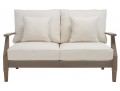 Martinique  Wood Patio Loveseat