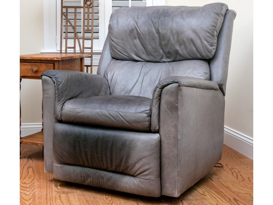 Vintage Leather Upholstered Lounging Club Chair 