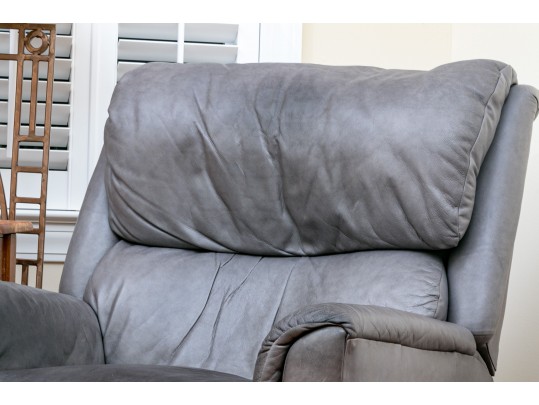 Vintage Leather Upholstered Lounging Club Chair 