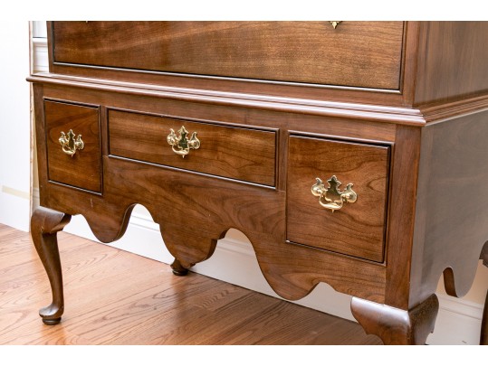 Fabulous Stickley Cherry Queen Anne Style Tall Boy