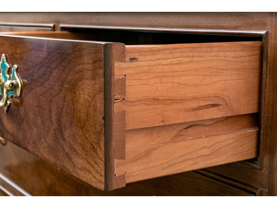 Fabulous Stickley Cherry Queen Anne Style Tall Boy