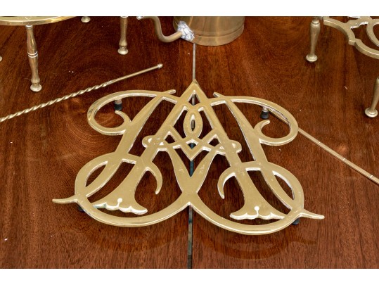 Assembled Lot Of Brass Kitchen Wares