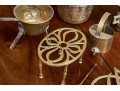 Assembled Lot Of Brass Kitchen Wares