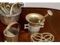 Assembled Lot Of Brass Kitchen Wares
