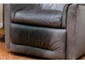 Vintage Leather Upholstered Lounging Club Chair 