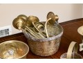 Assembled Lot Of Brass Kitchen Wares