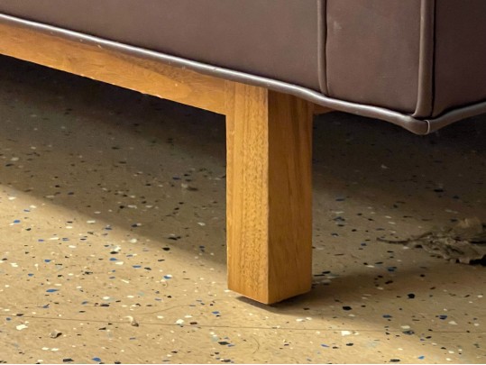 Trousdale Lawson-Fenning Brown Leather Sofa & Ottoman - Purchase Price $7273