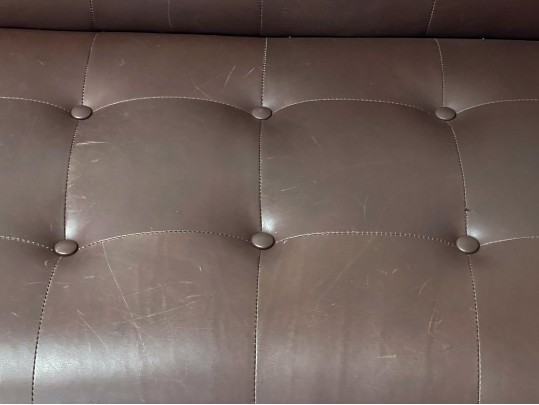 Trousdale Lawson-Fenning Brown Leather Sofa & Ottoman - Purchase Price $7273