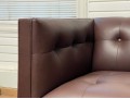 Trousdale Lawson-Fenning Brown Leather Sofa & Ottoman - Purchase Price $7273
