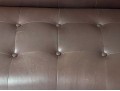 Trousdale Lawson-Fenning Brown Leather Sofa & Ottoman - Purchase Price $7273
