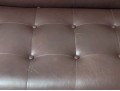 Trousdale Lawson-Fenning Brown Leather Sofa & Ottoman - Purchase Price $7273