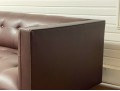 Trousdale Lawson-Fenning Brown Leather Sofa & Ottoman - Purchase Price $7273