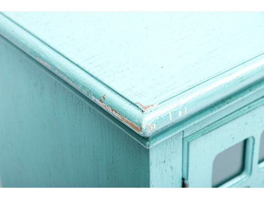 Teal Shabby Chic Sideboard