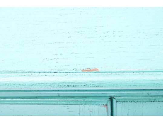 Teal Shabby Chic Sideboard