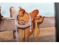 Claudio Janni (Italian-American, 1940-2021) Oil On Canvas, Cowboy Smoke Break
