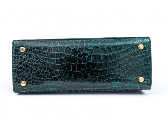 Two Alligator Leather Hand Bags