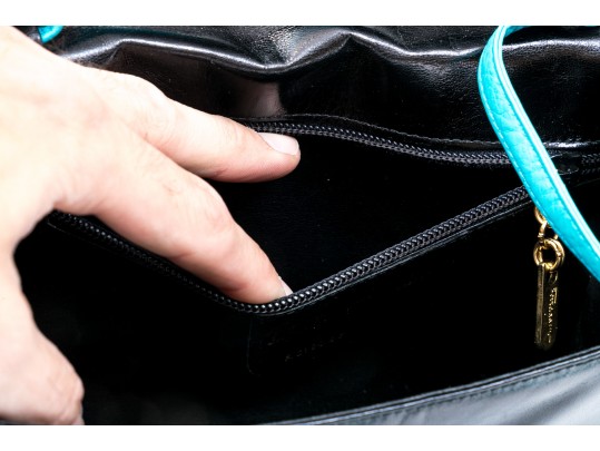 Ferragamo Leather Shoulder Bag And Clutch