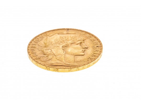 1911 20 Franc Gold French Coin