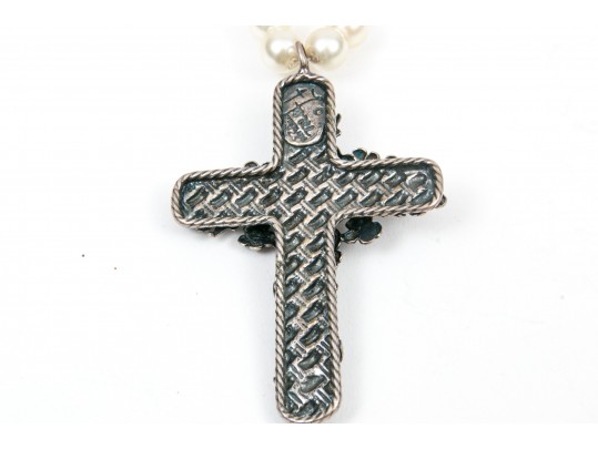 Classic Sterling And Beaded Necklaces And Bracelet