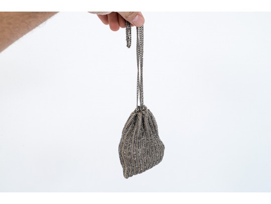 Six Classic Colorful Beaded Hand Bags 