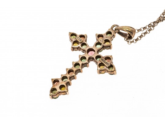 Collection Of Cross Pendant Necklaces And Cross Pendant Earrings