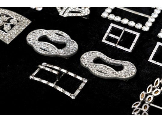 Large Collection Of Vintage Belt Buckles