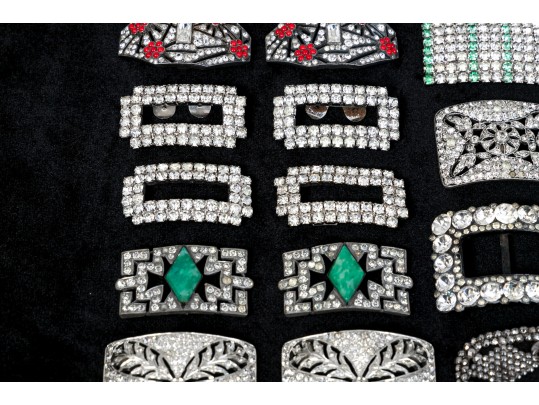 Large Collection Of Antique To Contemporary Shoe Buckles