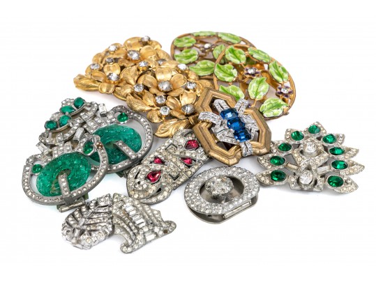 Collection Of Vintage Dress Clips