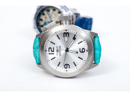 Two Bold Invicta Quartz Watches, Models 'Speciality' & 'Vintage'