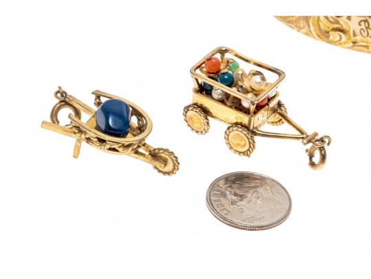 Lot Of Assorted Sterling Silver And Gold Filled Jewelry Pieces