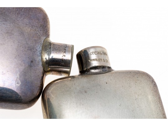 Two Sterling Tiffany & Co. Perfume Bottles