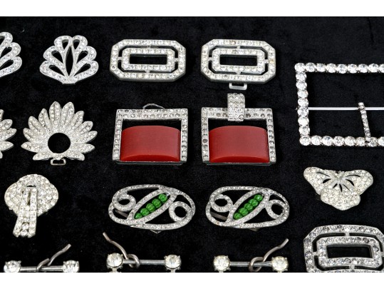 Large Collection Of Vintage Belt Buckles