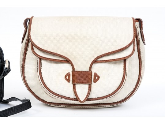 Leather Dior And Bottega Veneta Leather Shoulder Bags