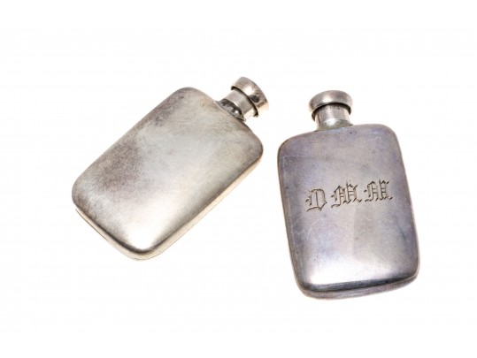 Two Sterling Tiffany & Co. Perfume Bottles