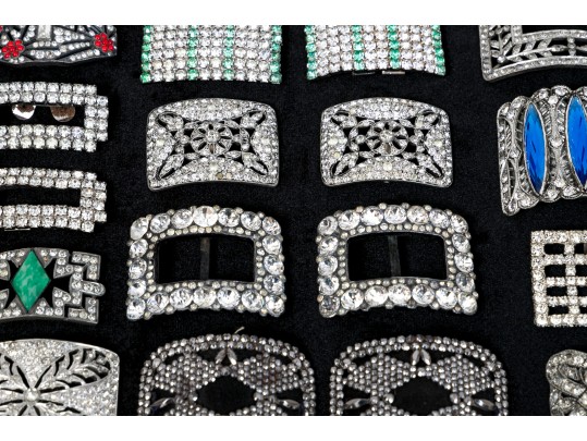 Large Collection Of Antique To Contemporary Shoe Buckles