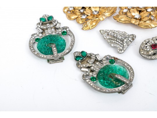 Collection Of Vintage Dress Clips