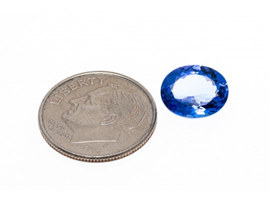 Loose Stone: One Oval Faceted Tanzanite, 