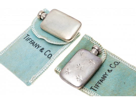 Two Sterling Tiffany & Co. Perfume Bottles