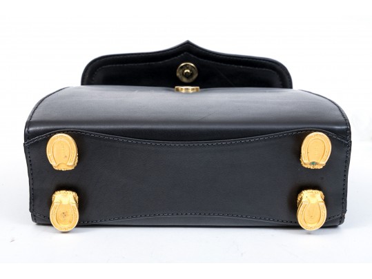 Vicenze Double Horse Head Leather Shoulder Bag