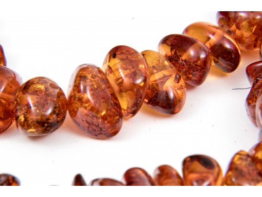Large Collection Of Amber Necklaces, Bracelet, Earrings And Rings