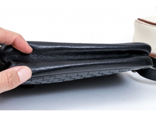 Leather Dior And Bottega Veneta Leather Shoulder Bags