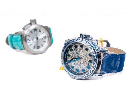 Two Bold Invicta Quartz Watches, Models 'Speciality' & 'Vintage'